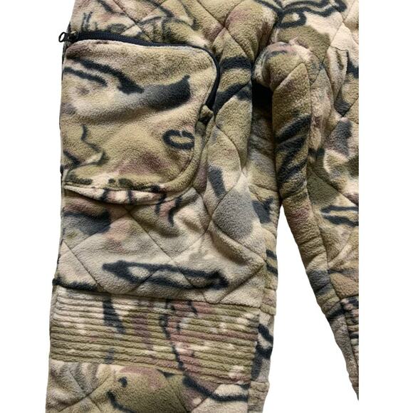 Under Armour Rut Camo Pants Women 4 Loose Fit Straight Leg Camouflage Fleece NWT - Picture 10 of 16
